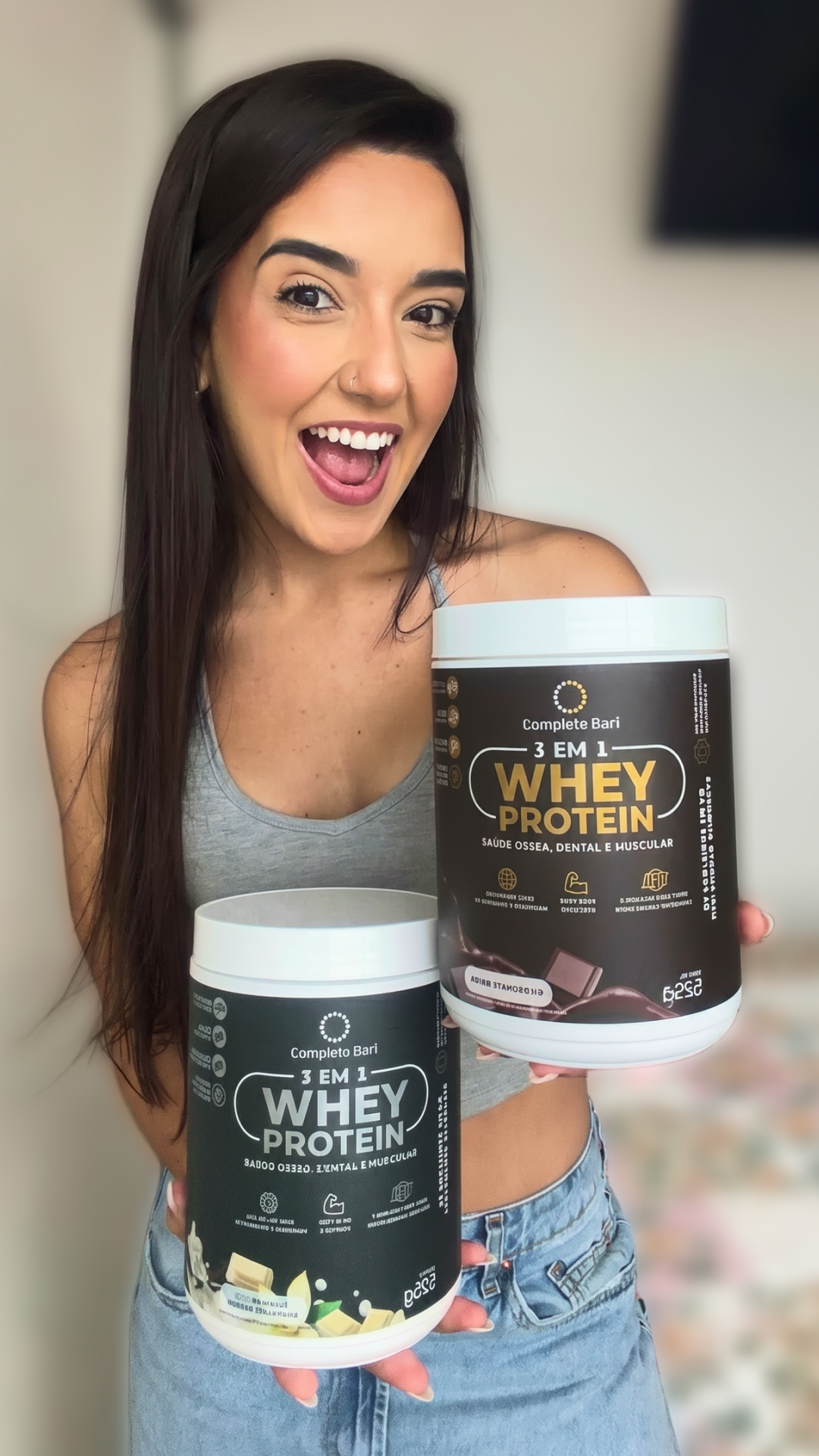 Cliente Complete Bari com Whey Protein 3 em 1